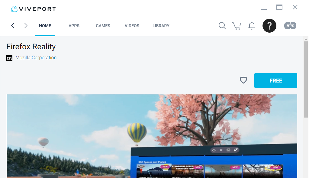 Introducing Firefox Reality PC Preview